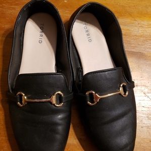 🌻 Torrid Gold Buckle Flats